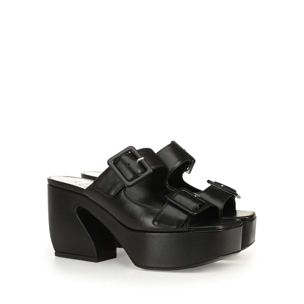 SI Rossi Sandal Heel Black